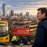 Devo Manc Labour governance in Greater Manchester showing Andy Burnham’s leadership and regional devolution model